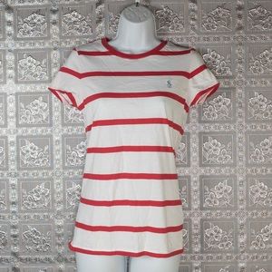 Ralph Lauren Sport Striped Short Sleeve Top Size M